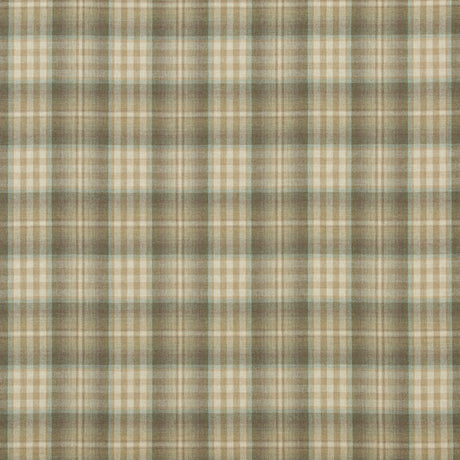 MULBERRY FD748.S41.0 NEVIS SAGE/AQUA Fabric - Eade's Wallpaper