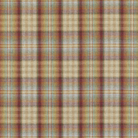 MULBERRY FD748.V94.0 NEVIS RED/ STONE Fabric - Eade's Wallpaper