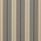 MULBERRY FD753.H49.0 BRIGHTON STRIPE INDIGO/LINEN Fabric - Eade's Wallpaper