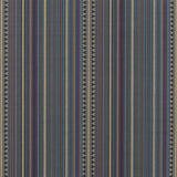 MULBERRY FD756.R11.0 PAGEANT STRIPE TEAL Fabric - Eade's Wallpaper
