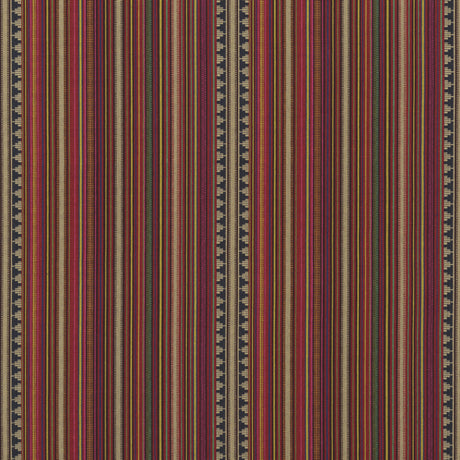 MULBERRY FD756.Y101.0 PAGEANT STRIPE MULTI Fabric - Eade's Wallpaper