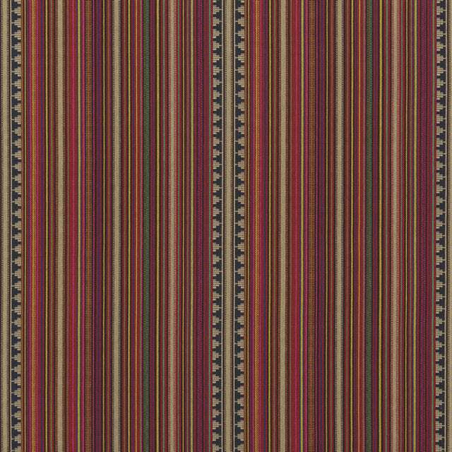 MULBERRY FD756.Y101.0 PAGEANT STRIPE MULTI Fabric - Eade's Wallpaper