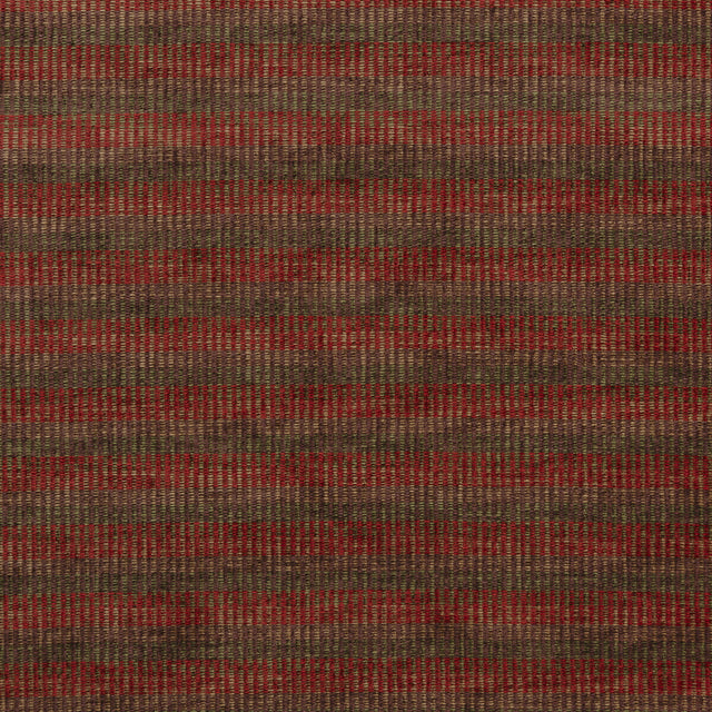 MULBERRY FD761.V117.0 RATTAN CHENILLE RED/GREEN Fabric - Eade's Wallpaper