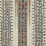 MULBERRY FD762.H10.0 STITCHWORK INDIGO Fabric - Eade's Wallpaper
