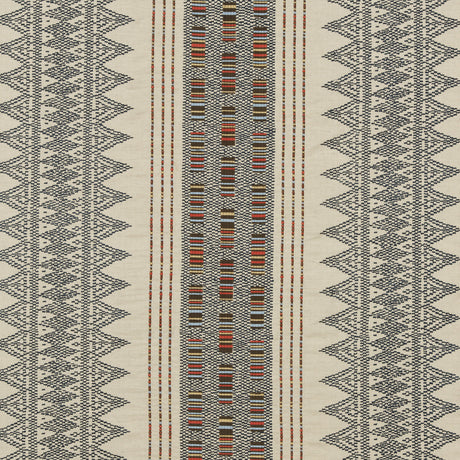 MULBERRY FD762.H10.0 STITCHWORK INDIGO Fabric - Eade's Wallpaper