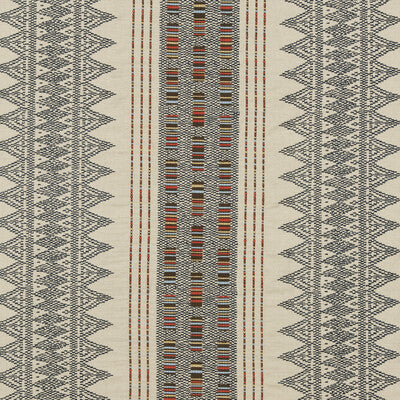 MULBERRY FD762.H10.0 STITCHWORK INDIGO Fabric - Eade's Wallpaper