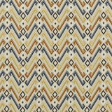 MULBERRY FD770.H53.0 JAZZ INDIGO/SPICE Fabric - Eade's Wallpaper