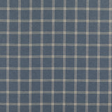 MULBERRY FD775.H10.0 WALTON INDIGO Fabric - Eade's Wallpaper