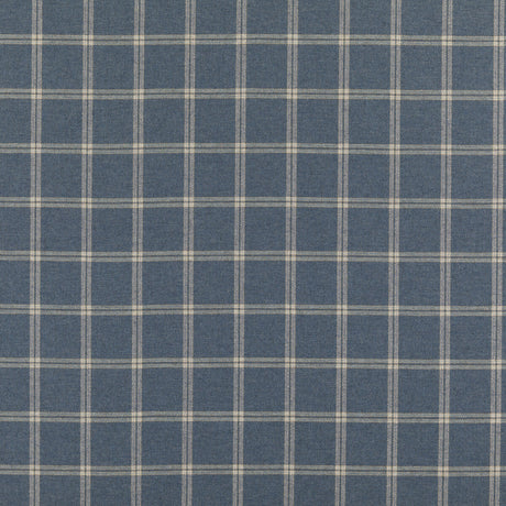 MULBERRY FD775.H10.0 WALTON INDIGO Fabric - Eade's Wallpaper