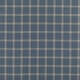 MULBERRY FD775.H10.0 WALTON INDIGO Fabric - Eade's Wallpaper