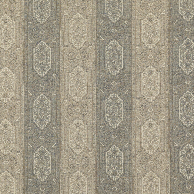 MULBERRY FD780.H10.0 ADLINA INDIGO Fabric - Eade's Wallpaper