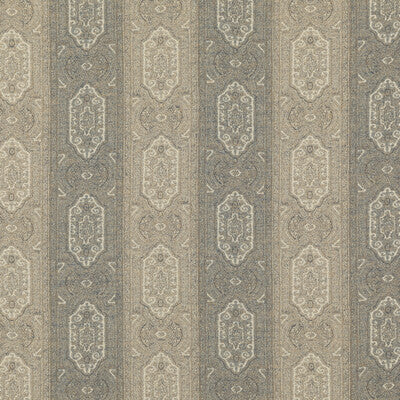 MULBERRY FD780.H10.0 ADLINA INDIGO Fabric - Eade's Wallpaper