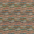 MULBERRY FD781.T69.0 LANDSCAPE TEAL/SPICE Fabric - Eade's Wallpaper