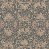 MULBERRY FD782.G16.0 FADED TAPESTRY BLUE/STONE Fabric - Eade's Wallpaper