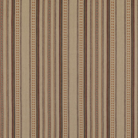 MULBERRY FD788.H113.0 RACING STRIPE PLUM Fabric - Eade's Wallpaper