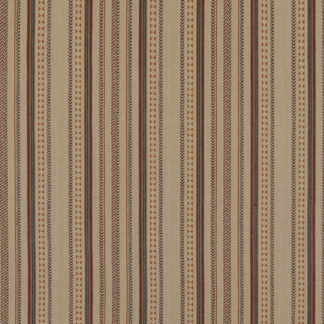 MULBERRY FD788.H113.0 RACING STRIPE PLUM Fabric - Eade's Wallpaper