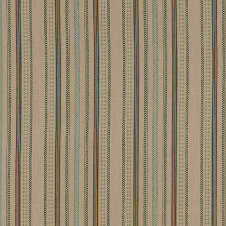 MULBERRY FD788.R106.0 RACING STRIPE LOVAT Fabric - Eade's Wallpaper
