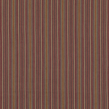 MULBERRY FD789.H113.0 FALCONER STRIPE PLUM Fabric - Eade's Wallpaper