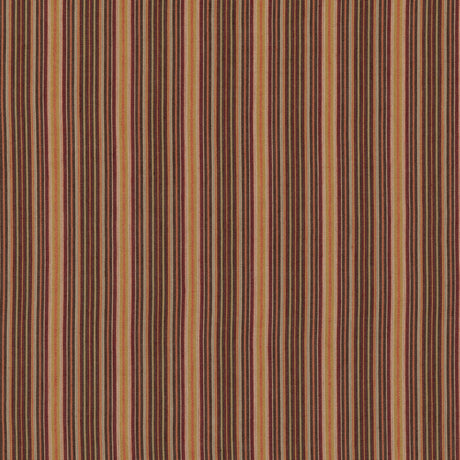 MULBERRY FD789.T30.0 FALCONER STRIPE SPICE Fabric - Eade's Wallpaper