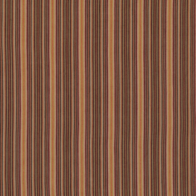 MULBERRY FD789.T30.0 FALCONER STRIPE SPICE Fabric - Eade's Wallpaper
