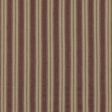 MULBERRY FD790.H113.0 COWDRAY STRIPE PLUM Fabric - Eade's Wallpaper