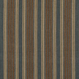 MULBERRY FD792.G34.0 BERBER STRIPE DENIM Fabric - Eade's Wallpaper