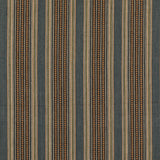 MULBERRY FD792.G34.0 BERBER STRIPE DENIM Fabric - Eade's Wallpaper