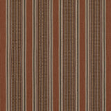 MULBERRY FD792.T30.0 BERBER STRIPE SPICE Fabric - Eade's Wallpaper