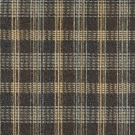MULBERRY FD803.A15.0 BRAEMAR WOODSMOKE Fabric - Eade's Wallpaper