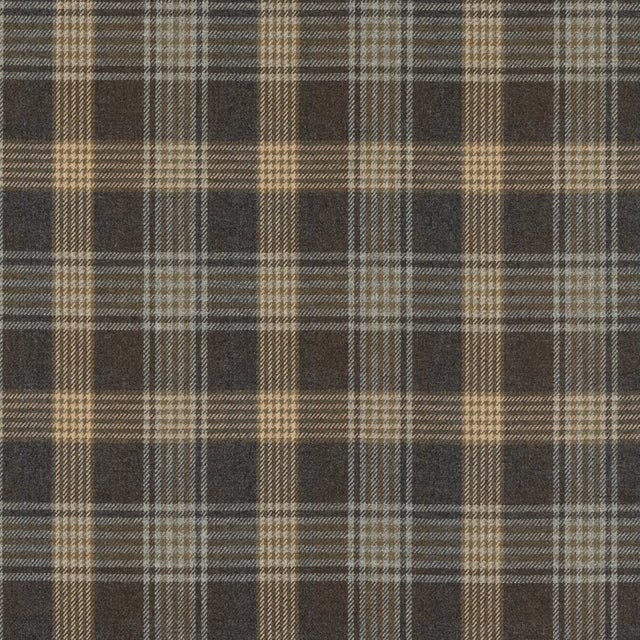 MULBERRY FD803.A15.0 BRAEMAR WOODSMOKE Fabric - Eade's Wallpaper