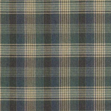 MULBERRY FD803.H101.0 BRAEMAR BLUE Fabric - Eade's Wallpaper