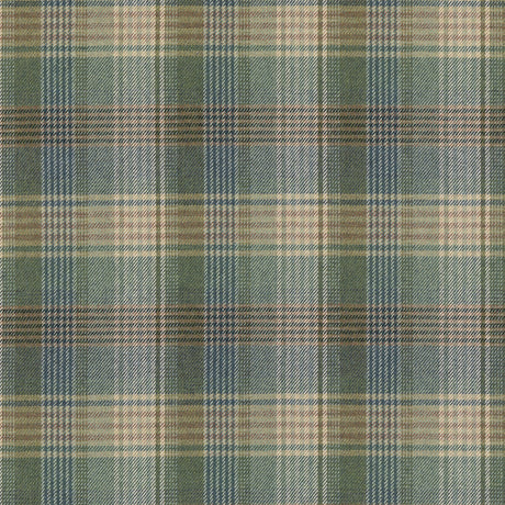 MULBERRY FD803.R11.0 BRAEMAR TEAL Fabric - Eade's Wallpaper