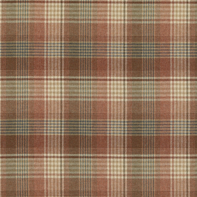 MULBERRY FD803.V55.0 BRAEMAR RUSSET Fabric - Eade's Wallpaper