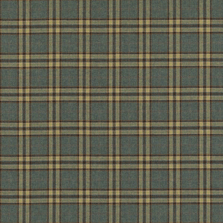 MULBERRY FD805.R11.0 GHILLIE TEAL Fabric - Eade's Wallpaper