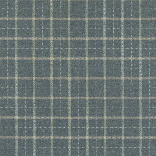 MULBERRY FD806.H101.0 BOWMONT BLUE Fabric - Eade's Wallpaper