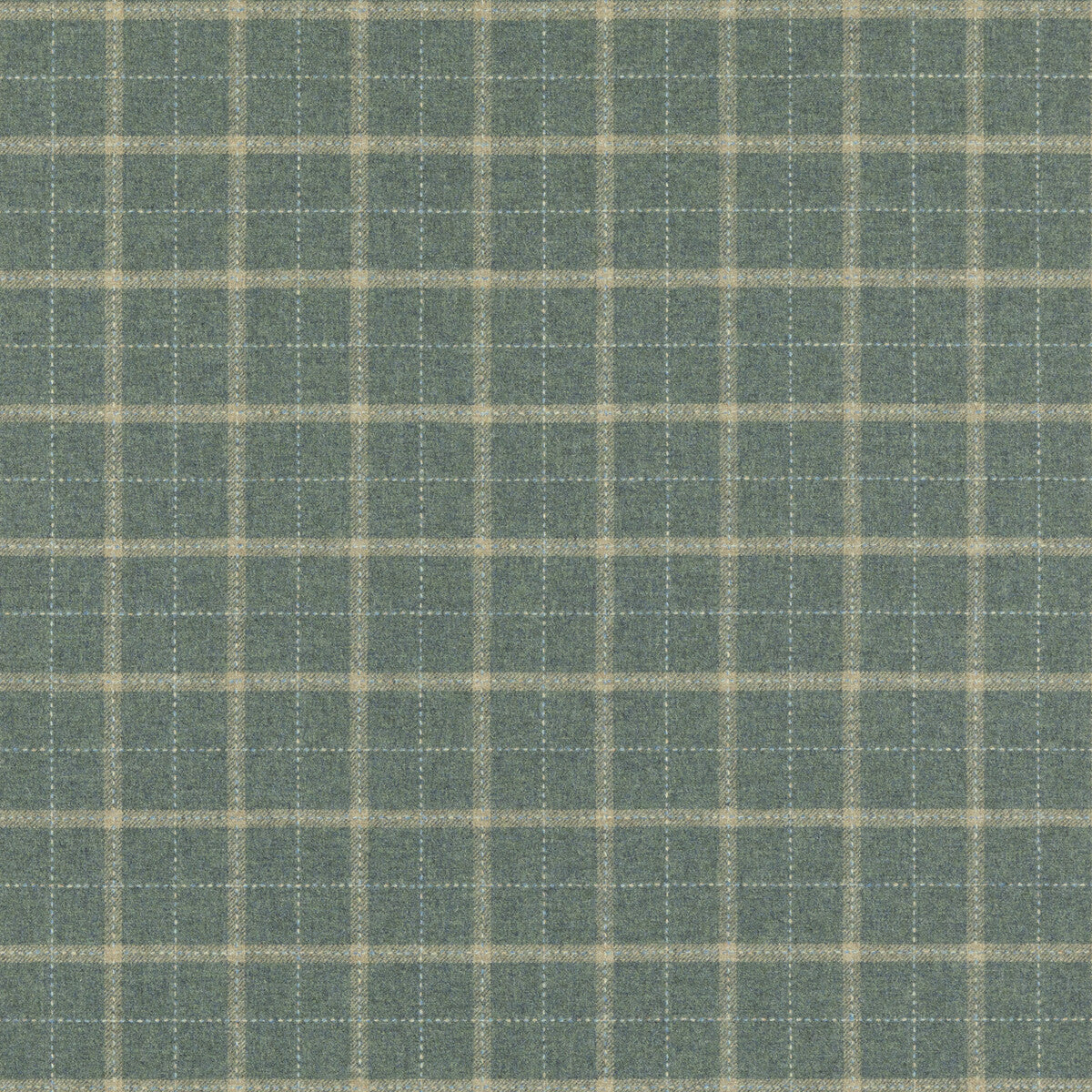 MULBERRY FD806.R11.0 BOWMONT TEAL Fabric - Eade's Wallpaper