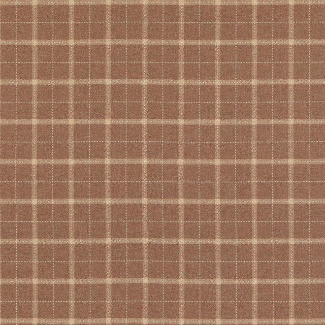 MULBERRY FD806.V55.0 BOWMONT RUSSET Fabric - Eade's Wallpaper