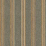 MULBERRY FD808.R11.0 MORAY STRIPE TEAL Fabric - Eade's Wallpaper