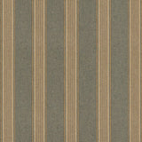 MULBERRY FD808.R11.0 MORAY STRIPE TEAL Fabric - Eade's Wallpaper