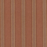 MULBERRY FD808.V55.0 MORAY STRIPE RUSSET Fabric - Eade's Wallpaper
