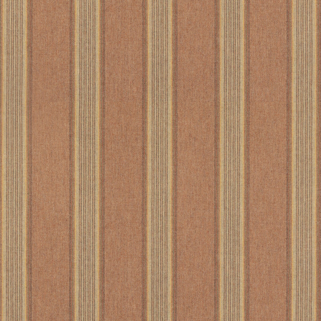 MULBERRY FD808.V59.0 MORAY STRIPE ROSE/SAND Fabric - Eade's Wallpaper