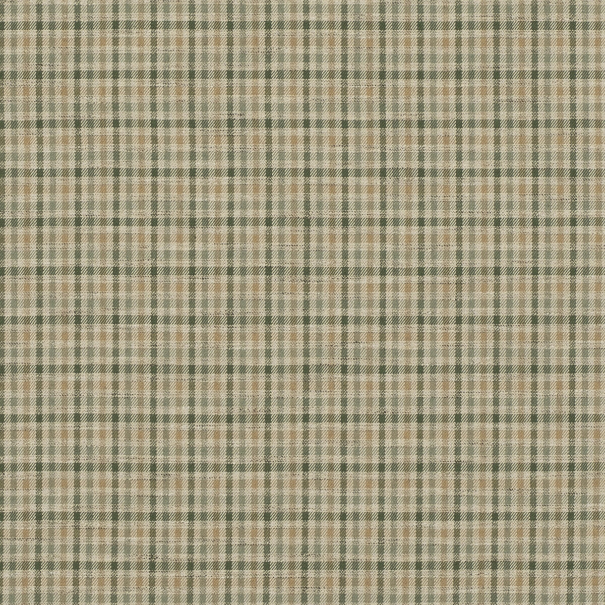 MULBERRY FD810.S25.0 BABINGTON CHECK GREEN/SAND Fabric - Eade's Wallpaper