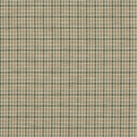 MULBERRY FD810.S25.0 BABINGTON CHECK GREEN/SAND Fabric - Eade's Wallpaper