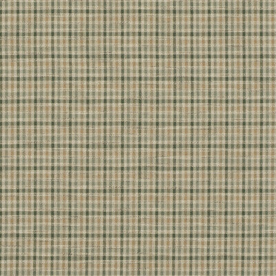 MULBERRY FD810.S25.0 BABINGTON CHECK GREEN/SAND Fabric - Eade's Wallpaper