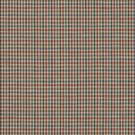 MULBERRY FD810.V110.0 BABINGTON CHECK RED/BLUE Fabric - Eade's Wallpaper