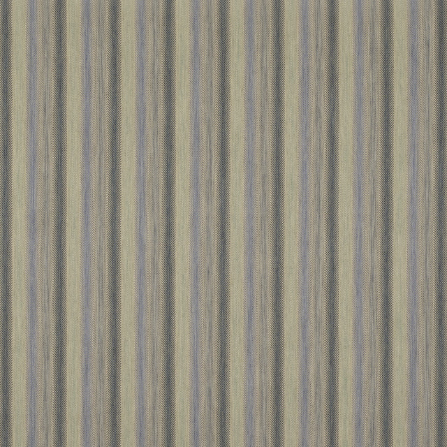 MULBERRY FD811.H101.0 SHEPTON STRIPE BLUE Fabric - Eade's Wallpaper