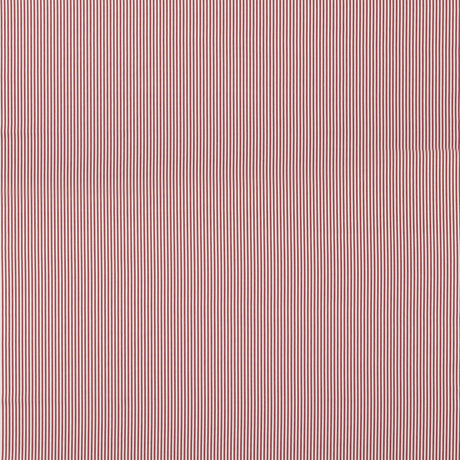 MULBERRY FD813.V106.0 MULBERRY TICKING RED Fabric - Eade's Wallpaper