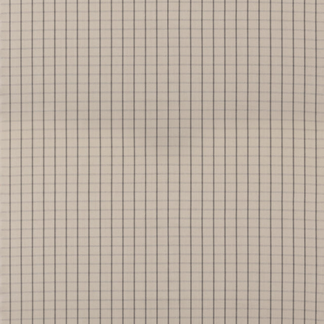MULBERRY FD816.K102.0 COMPASS CHECK STONE Fabric - Eade's Wallpaper