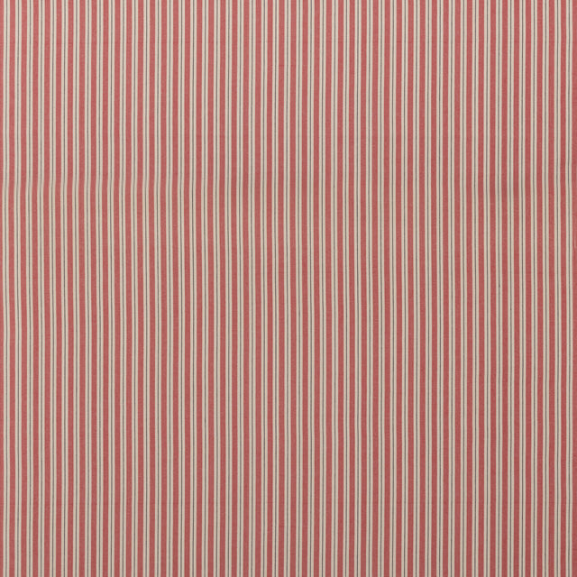 MULBERRY FD817.V106.0 COMPASS STRIPE RED Fabric - Eade's Wallpaper