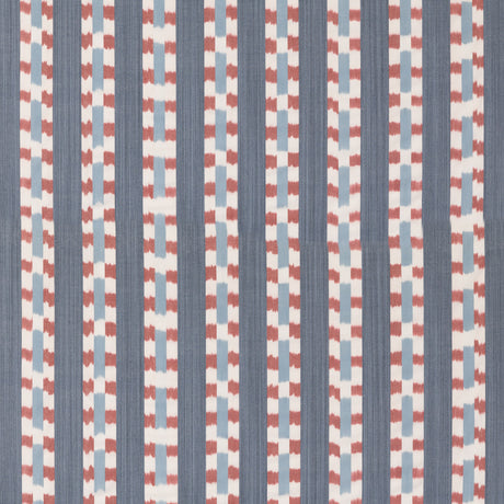 MULBERRY FD822.G103.0 WAYFARER STRIPE BLUE/RED Fabric - Eade's Wallpaper